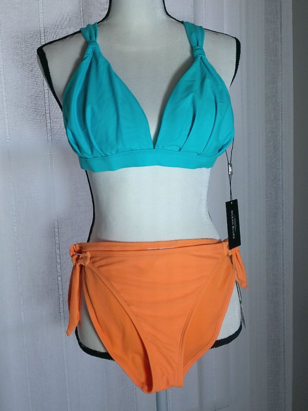 Ocean Blues SwimSuit (3) Piece Top, Salt & Cove Bottom, Jantzen Skirt NWT L/L/16